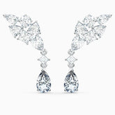 Swar*vski - Tennis Deluxe Cluster, crystal earrings - 5562086