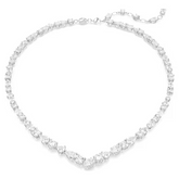 Swar*vski - Mesmera necklace Mixed cuts, White, Rhodium plated - 5665242