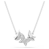 Swar*vski - Idyllia Lilia necklace Butterfly, White, Rhodium plated - 5636421