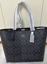 C*ACH - Large City In Signature Canvas - Gray