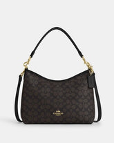 C*ACH - Laurel Shoulder Bag In Signature Canvas - Dark brown