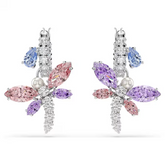 Swar*vski - Arian* Grand* drop earrings Mixed cuts, Dragonfly, Multicolored, Rhodium plated - 5749185