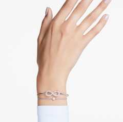 Swar*vski - Hyperbola bangle Infinity, White, Rhodium plated - 5684049