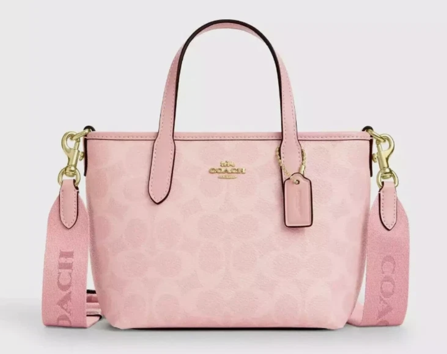 C*ACH - Cit* Mini Tote Bag in Signature Canvas - Pink