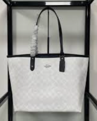 C*ACH - City Tote Bag - Signature White