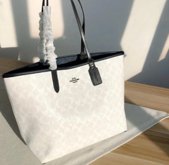 C*ACH - City Tote Bag - Signature White