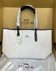 C*ACH - City Tote Bag - Signature White