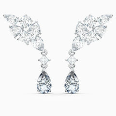 Swar*vski - Tennis Deluxe Cluster, crystal earrings - 5562086