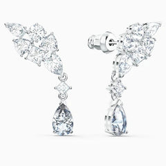 Swar*vski - Tennis Deluxe Cluster, crystal earrings - 5562086