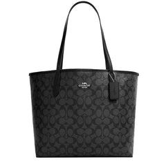 C*ACH - Cit* Tote Bag In Signature Canvas - Black