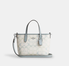C*ACH - Cit* Mini Tote Bag in Signature Canvas - Blue