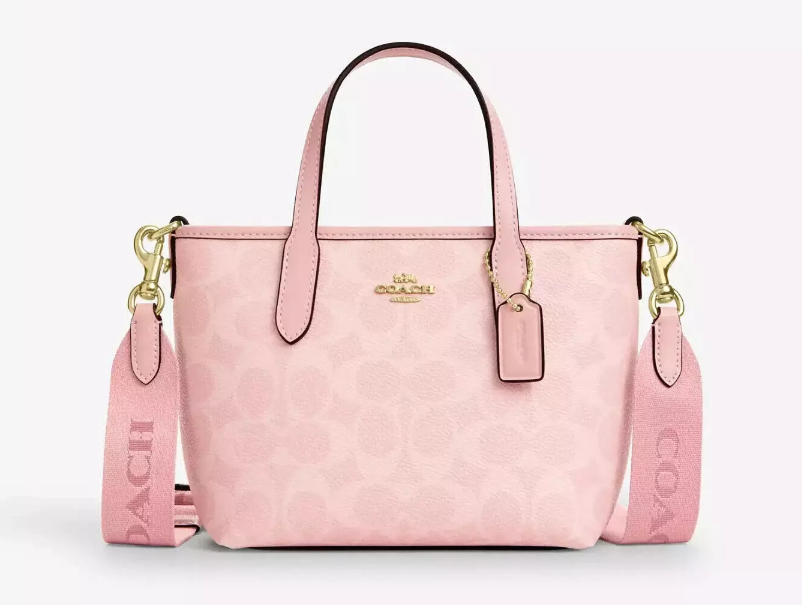 C*ACH -  Cit* Mini Tote Bag Signature Canvas - Powder Pink
