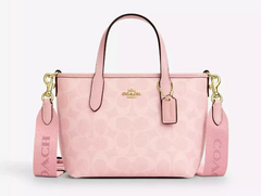 C*ACH -  Cit* Mini Tote Bag Signature Canvas - Powder Pink