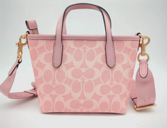 C*ACH -  Cit* Mini Tote Bag Signature Canvas - Powder Pink