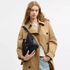 C*ACH - Hadl*y Convertible Crossbody Bag - Gold/black