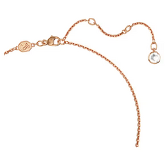 Swar*vski -  Una necklace Heart, Pink, Rose gold-tone plated - 5662874