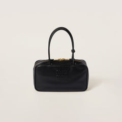 MI* - M*U - Beau leather top-handle bag - Black