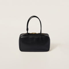MI* - M*U - Beau leather top-handle bag - Black