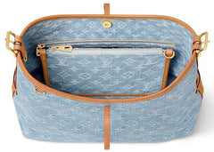 L*uis Vuitt*n CarryAll PM Sky Blue Denim