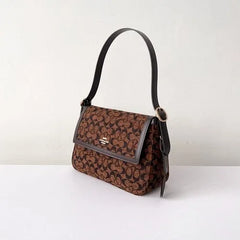 C*ACH -  Ett* Flap Shoulder Bag - Chenille