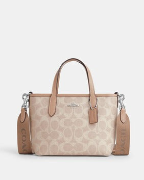 C*ACH - Cit* Mini Tote Bag in Signature Canvas - Beige