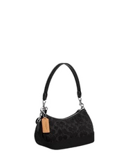 C*ACH - Ashto* Baguette In Signature Denim - Black