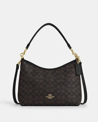 C*ACH - Laurel Shoulder Bag In Signature Canvas - Dark brown