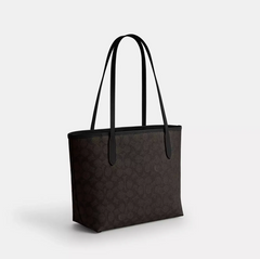 C*ACH - Medium City tote - Signature Brown