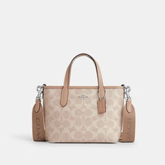 C*ACH - Cit* Mini Tote Bag in Signature Canvas - Beige