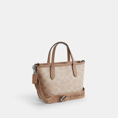 C*ACH - Cit* Mini Tote Bag in Signature Canvas - Beige