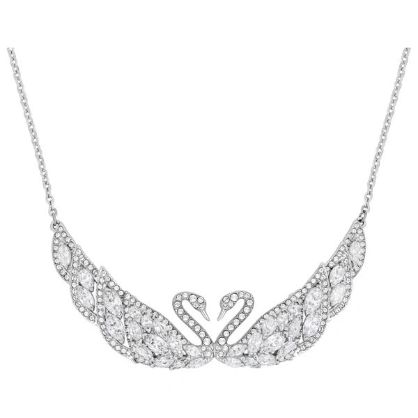 Swar*vski - Women's Double Swan Necklace - 5201962