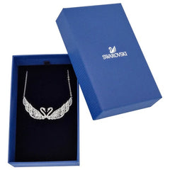 Swar*vski - Women's Double Swan Necklace - 5201962