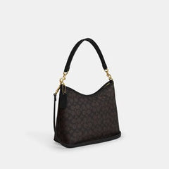 C*ACH - Laurel Shoulder Bag In Signature Canvas - Dark brown