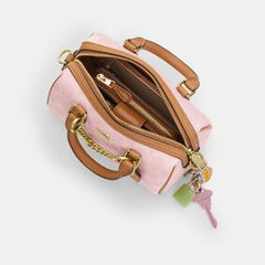 C*ACH - Mini Rowan Crossbody Bag In Signature Canvas - Pink