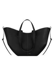 Pol*ne - Cym* Edition Textured Black with Ecru Stitching