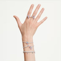 Swar*vski - Arian* Grand* bracelet Mixed cuts, Flower, Multicolored, Rhodium plated - 5749187