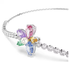 Swar*vski - Arian* Grand* bracelet Mixed cuts, Flower, Multicolored, Rhodium plated - 5749187