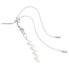 Swar*vski - Arian* Grand* choker Mixed cuts, Crystal pearl, Heart, White, Rhodium plated - 5720861