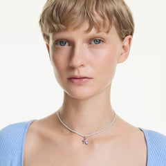Swar*vski - Arian* Grand* choker Mixed cuts, Flower, Multicolored, Rhodium plated - 5749189