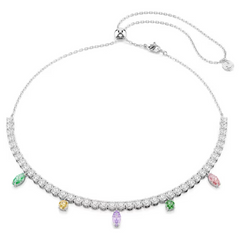 Swar*vski - Arian* Grand* necklace Mixed cuts, Multicolored, Rhodium plated - 5737422