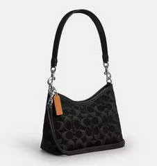 C*ACH -Mini Laurel Shoulder Bag-Signature Black- (AD-JUN26-JFRCO)