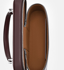 PEDR*  - Ari Leather Shoulder Bag - Wine
