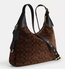 C*ACH - Ella Shoulder Bag -Signature Chenille