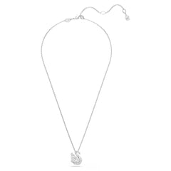 Swar*vski -Swan pendant Mixed cuts, Swan, white-5732412